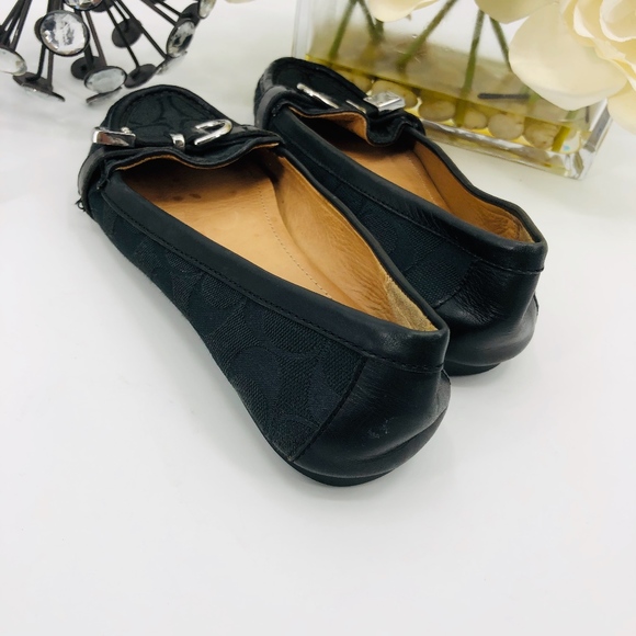 Coach Logo Flats Loafers - Picture 5 of 7